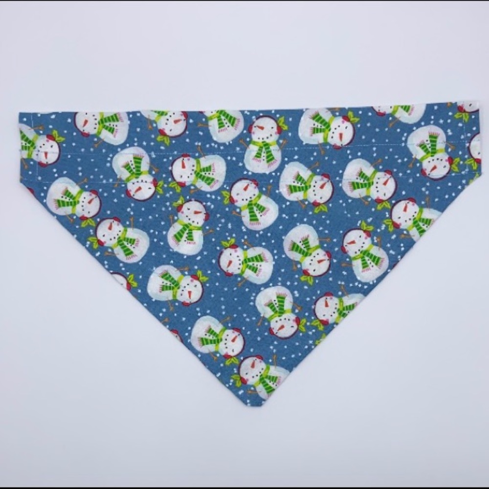 Handmade cozybeanz Cotton Over The Collar/Slide on Puppy Bandana